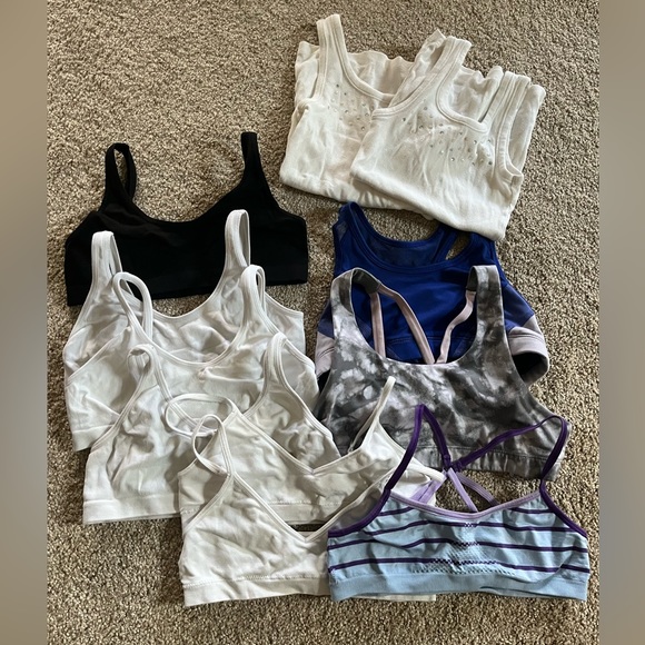 11 items girls bralette tanks - Picture 1 of 10